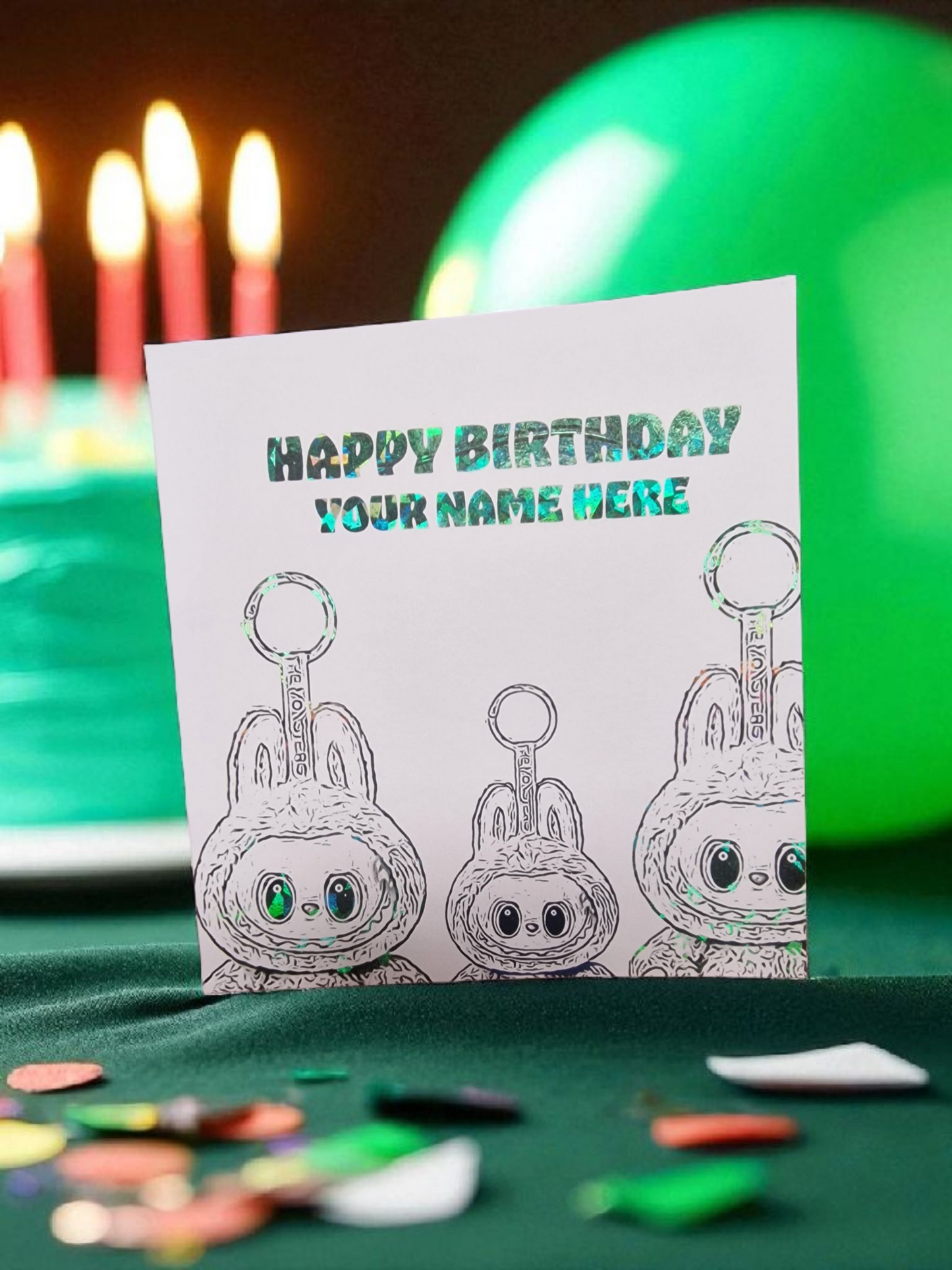 Toy Birthday card ( Personalised)